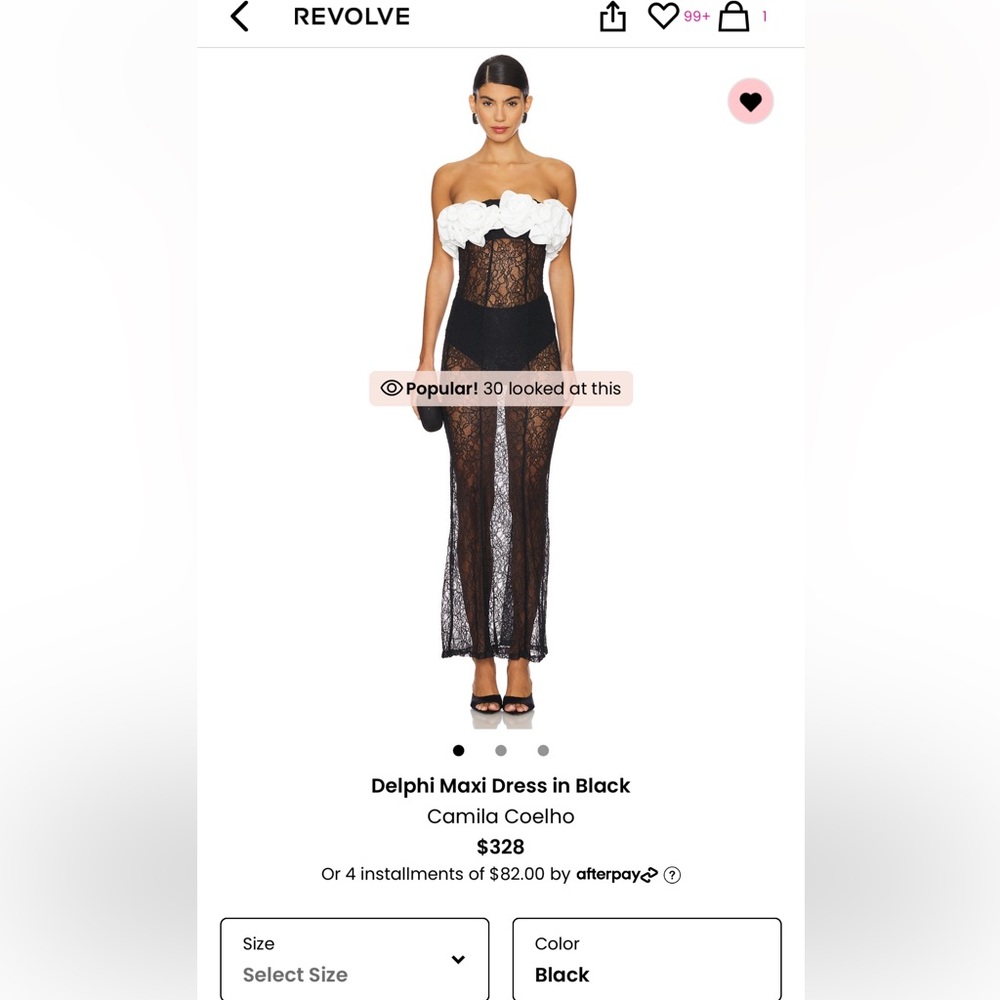 Camila Coehlo Delphi maxi dress, currently full priced on revolve